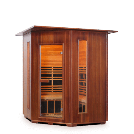Enlighten Rustic C - 4 Person Full Spectrum Indoor Infrared Sauna