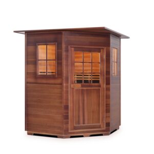 Enlighten Sapphire C - 4 Person Indoor Infrared/Traditional Sauna